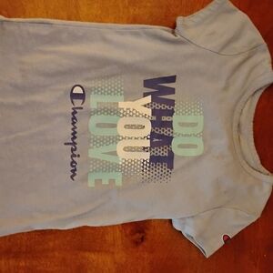 Champion Kids Light Blue 'Do What You Love' Tee